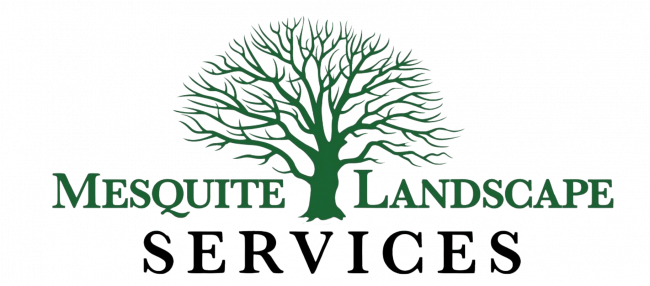 Mesquite Landscape Services logo with tree illustration