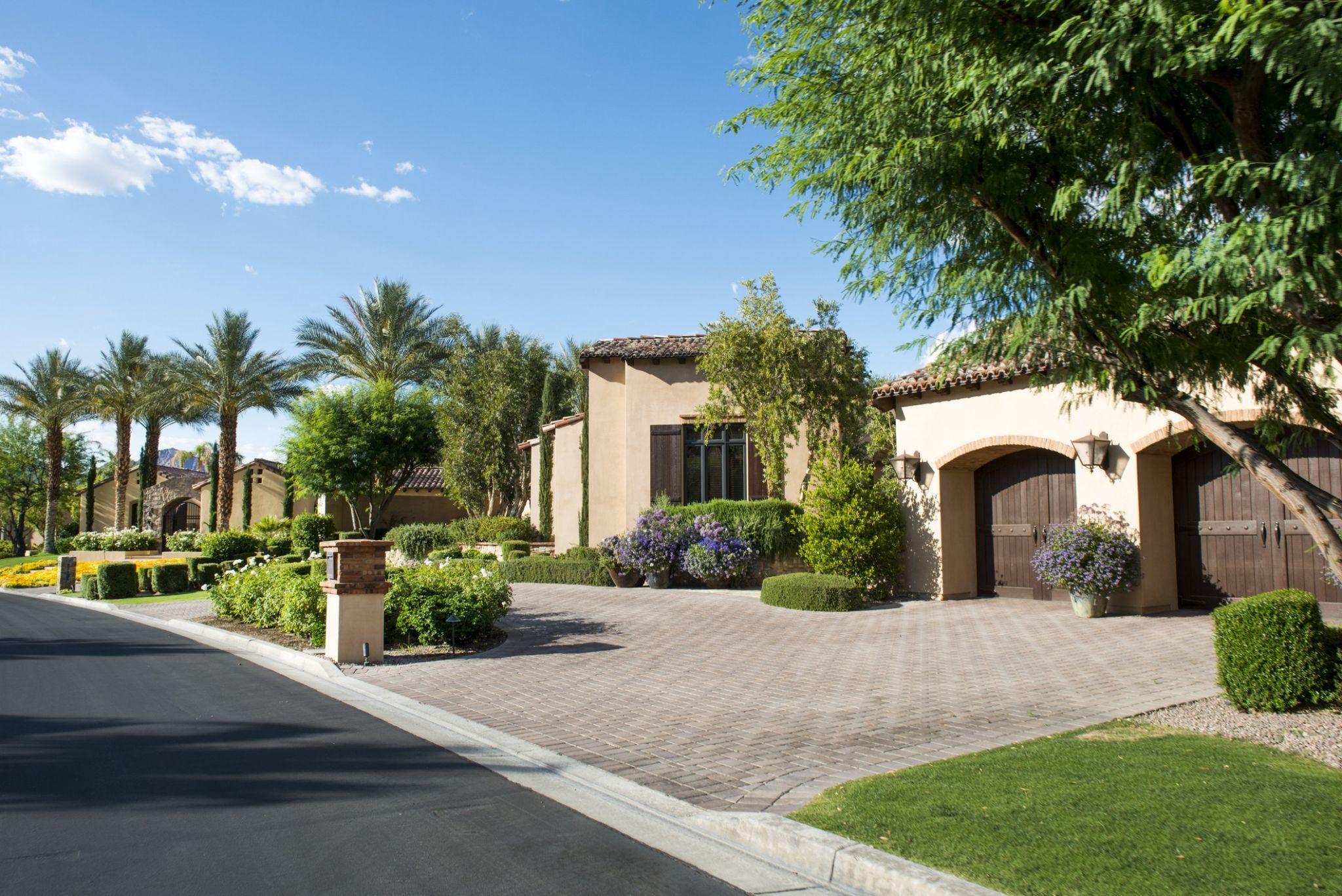 HOA community with a clean maintenance 